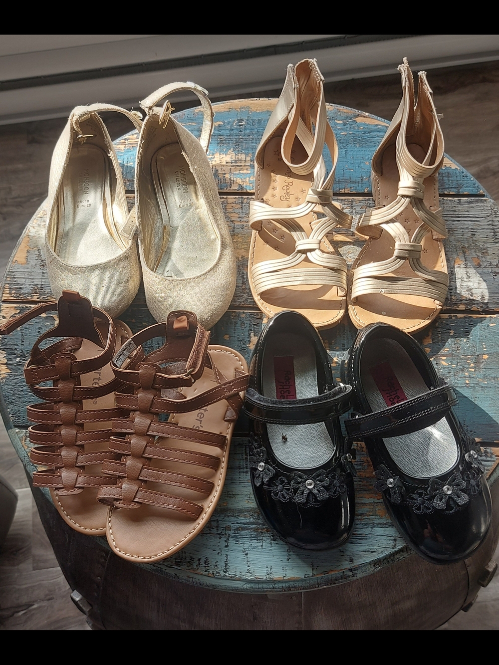 Assorted Kid’s Sandals and Flats - Gold, Tan, Brown, Black